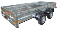 3.5х1.5, 2 оси, R13 Автомобильный легковой прицеп KOiRA 3.5  (без каркаса и тента)