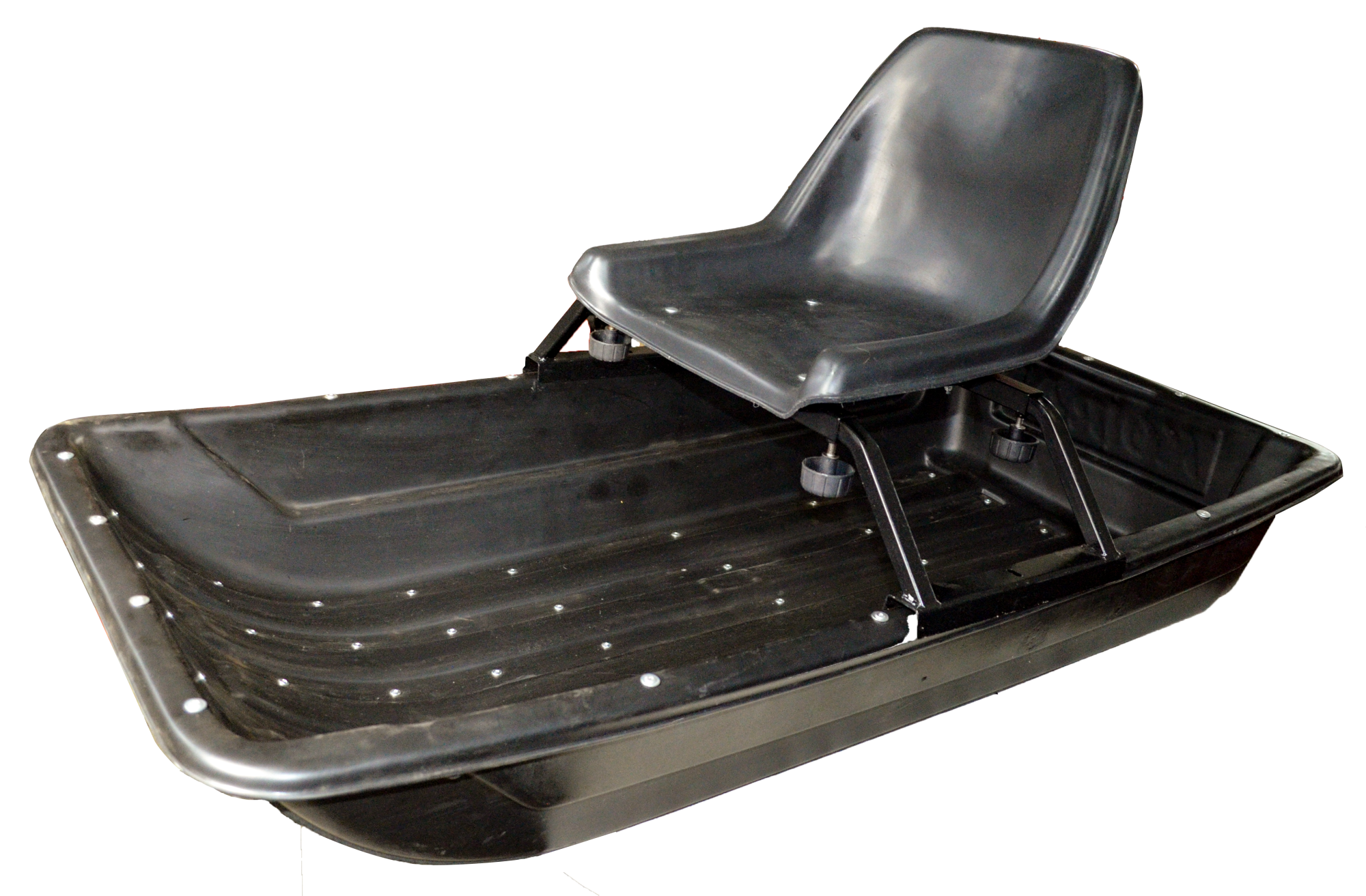 Сиденье пластиковое в сани волокуши (высокое раздвижное)