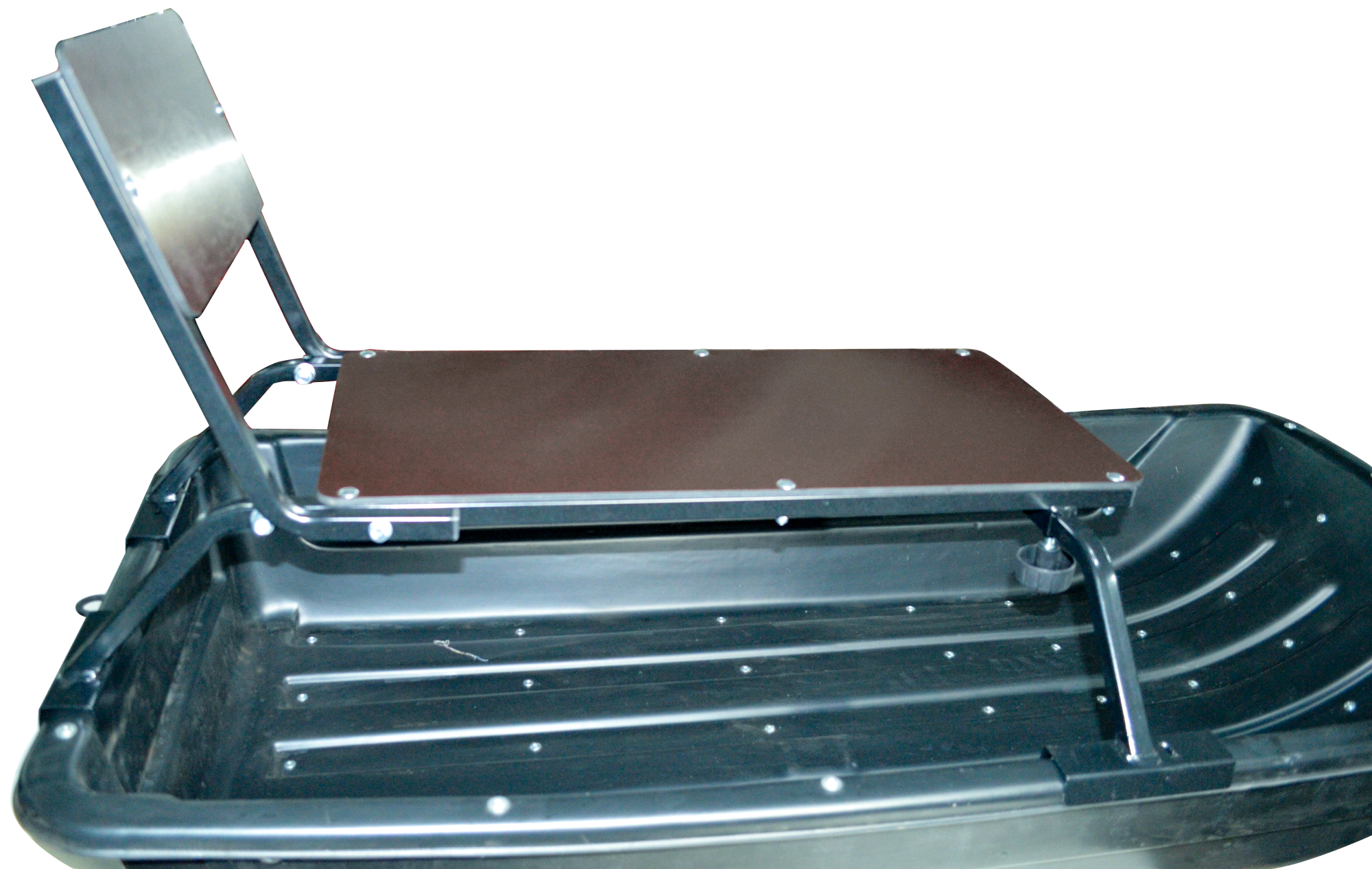 Сиденье длинное раздвижное в сани волокуши