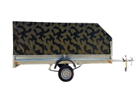 3.5х1.5, R13 Автомобильный легковой прицеп KOiRA 3.5 тент камуфляж
