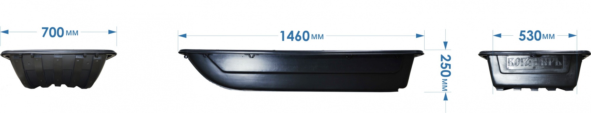 Сани волокуши С-6 (1470х700 мм) для мотособаки/мотобуксировщика.  (С обвязкой и накладками)