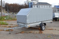 3.5х1.5, R13 Автомобильный легковой прицеп KOiRA 3.5 тент серый