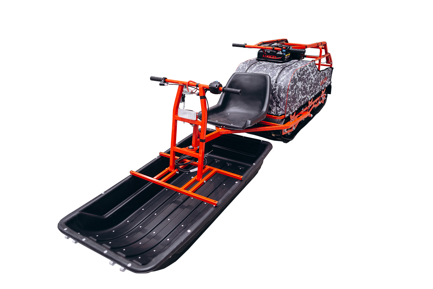 Обновленный Мотобуксировщик - мотособака Койра Богатырь 2023