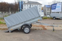  2.55х1.3, R13 Автомобильный легковой прицеп KOiRA 2.55 тент серый