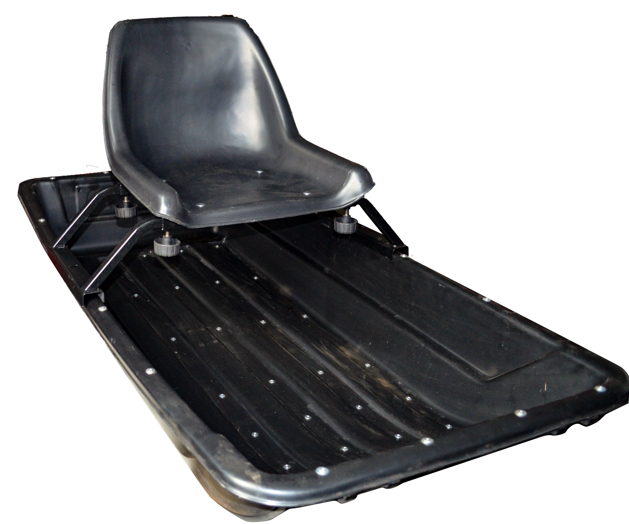 Сиденье пластиковое в сани волокуши (высокое раздвижное)