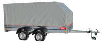 3.5х1.5, 2 оси, R13 Автомобильный легковой прицеп KOiRA 3.5  тент серый