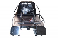 Всесезонный мотобуксировщик вездеход KOiRA T 15 ЕR. Реверс-редуктор. ДВС 15 л/с с электро стартером. (Стеклопластиковый)