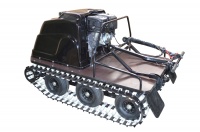 Всесезонный мотобуксировщик вездеход KOiRA T 15 ЕR. Реверс-редуктор. ДВС 15 л/с с электро стартером. (Стеклопластиковый)