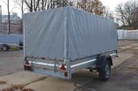 3.5х1.5, R16 Автомобильный легковой прицеп KOiRA 3.5 тент серый