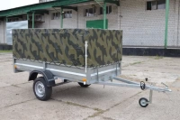 2.55х1.3, R13 Автомобильный легковой прицеп KOiRA 2.55 тент камуфляж