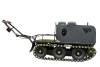 Всесезонный мотобуксировщик вездеход KOiRA T 20 E. ДВС 20 л/с с электростартером. (Стеклопластиковый)