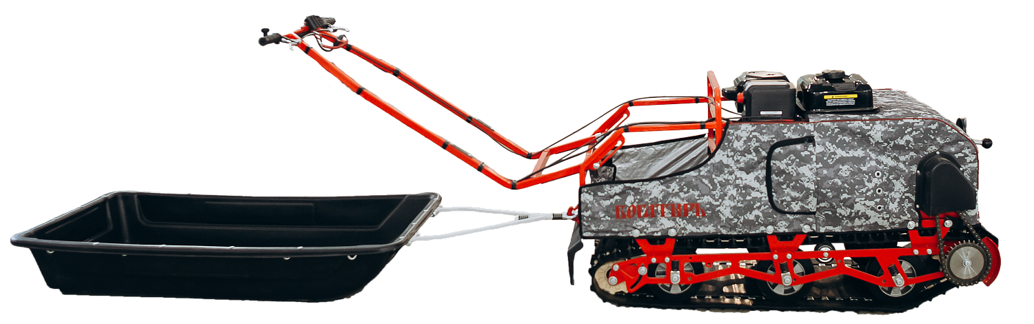 Обновленный Мотобуксировщик - мотособака Койра Богатырь 2023