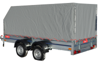 3.5х1.5, 2 оси, R13 Автомобильный легковой прицеп KOiRA 3.5  тент серый