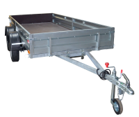 3.5х1.5, 2 оси, R13 Автомобильный легковой прицеп KOiRA 3.5  (без каркаса и тента)