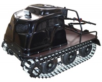 Всесезонный мотобуксировщик вездеход KOiRA T 20 ЕR. Реверс-редуктор. ДВС 20 л/с с электро стартером. (Стеклопластиковый)