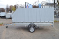 3.5х1.5, R13 Автомобильный легковой прицеп KOiRA 3.5 тент серый