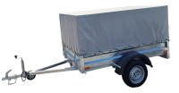 2.0х1.3, R13 Автомобильный легковой прицеп KOiRA 2.0 тент серый