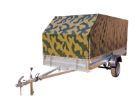 3.5х1.5, R13 Автомобильный легковой прицеп KOiRA 3.5 тент камуфляж